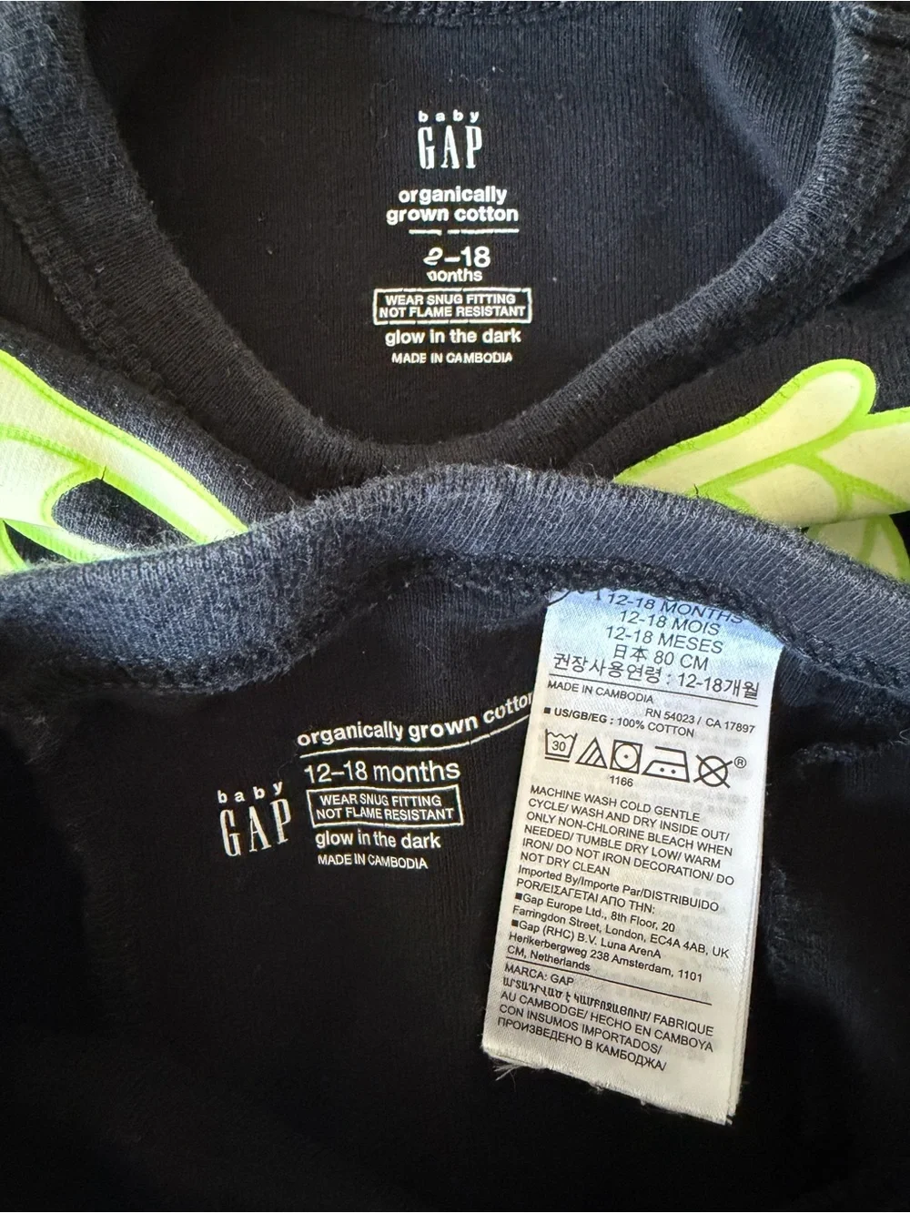 GAP Glow Skeleton Pajamas